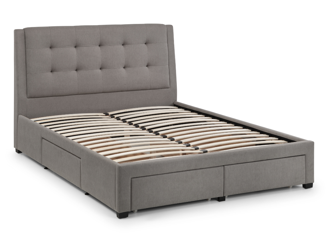 Fullerton 4 Drawer Superking Bed Grey