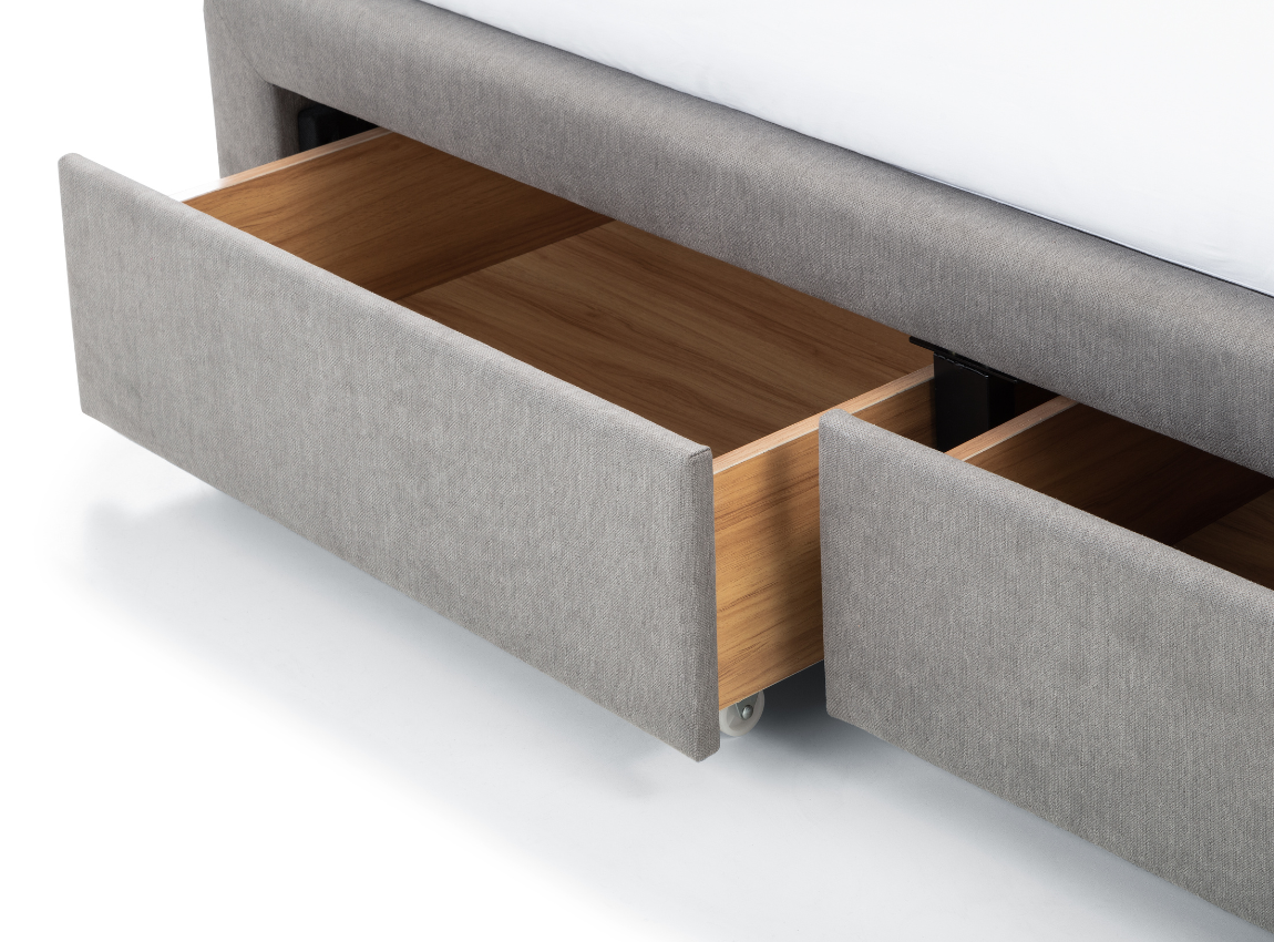 Fullerton 4 Drawer Superking Bed Grey