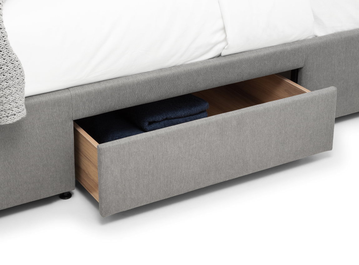 Fullerton 4 Drawer Superking Bed Grey