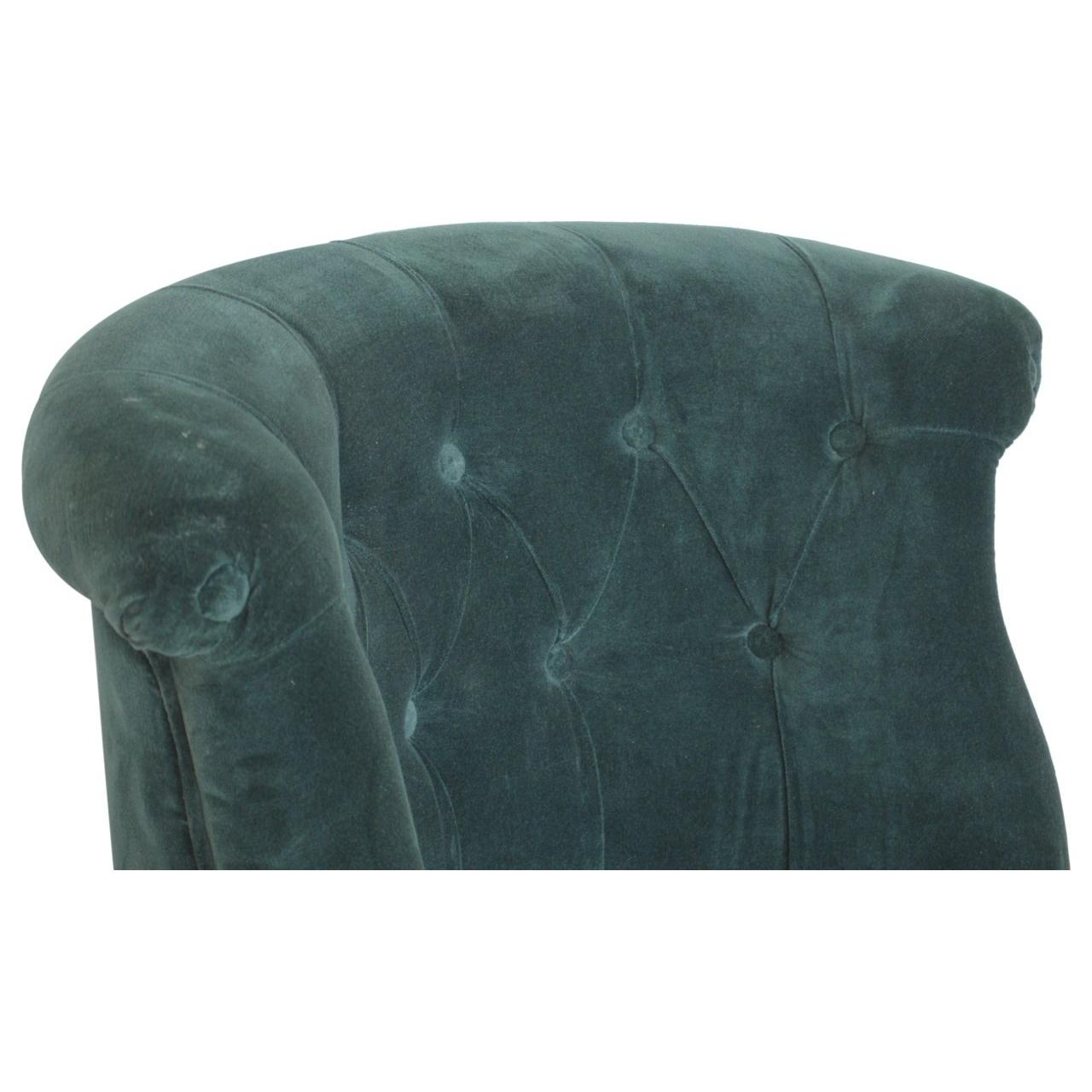 Emerald Velvet Accent Chair