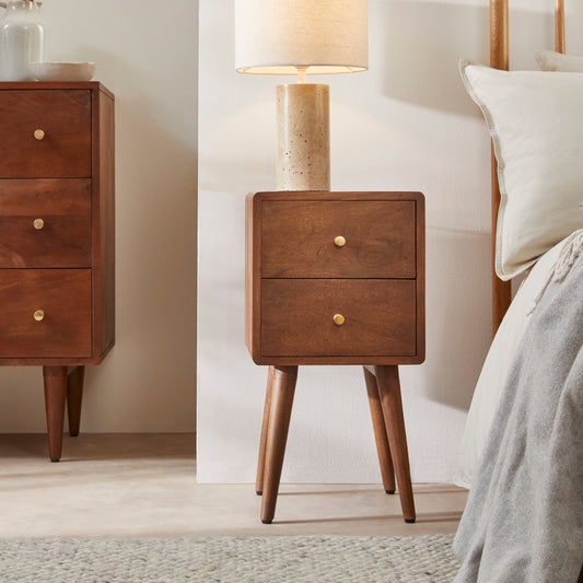 Space-Saving Solutions: Compact Luxury Bedside Tables for Small Bedrooms