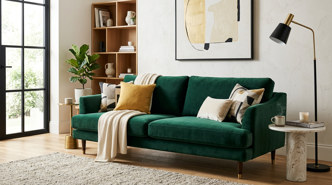 How to Choose, Care For, and Style a High-End Velvet Sofa