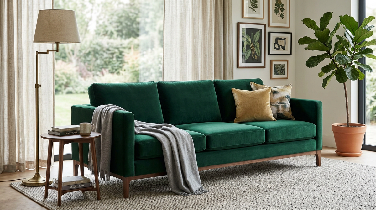 The Connoisseur’s Guide to Premium Velvet Sofas: Selection and Care