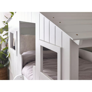 Acorn Treehouse Midsleeper & Storage Unit - White