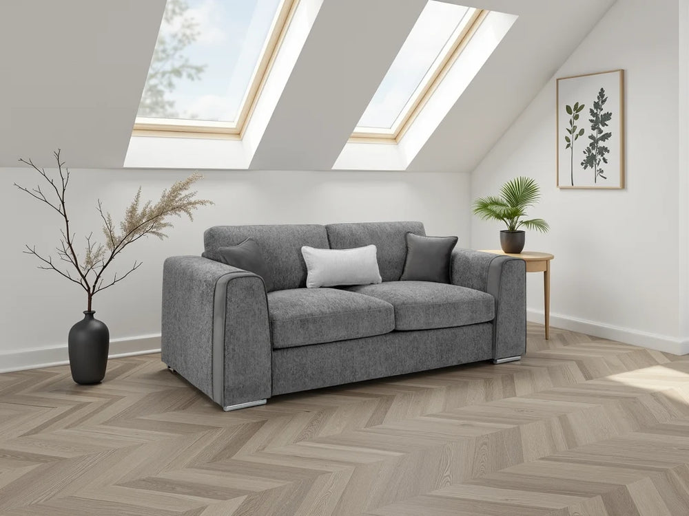 Naples 3 Seater Sofa – Mocha, Grey & Beige Living Room Seating