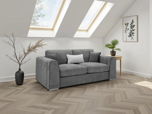Naples 3 Seater Sofa – Mocha, Grey & Beige Living Room Seating