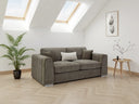 Naples 3 Seater Sofa – Mocha, Grey & Beige Living Room Seating