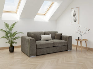 Naples 3 Seater Sofa – Mocha, Grey & Beige Living Room Seating