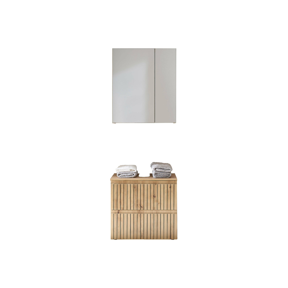 Austin 2 Drawer Under Sink Cabinet - Living with Luxury