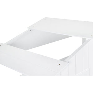 Acorn Treehouse Midsleeper & Storage Unit - White