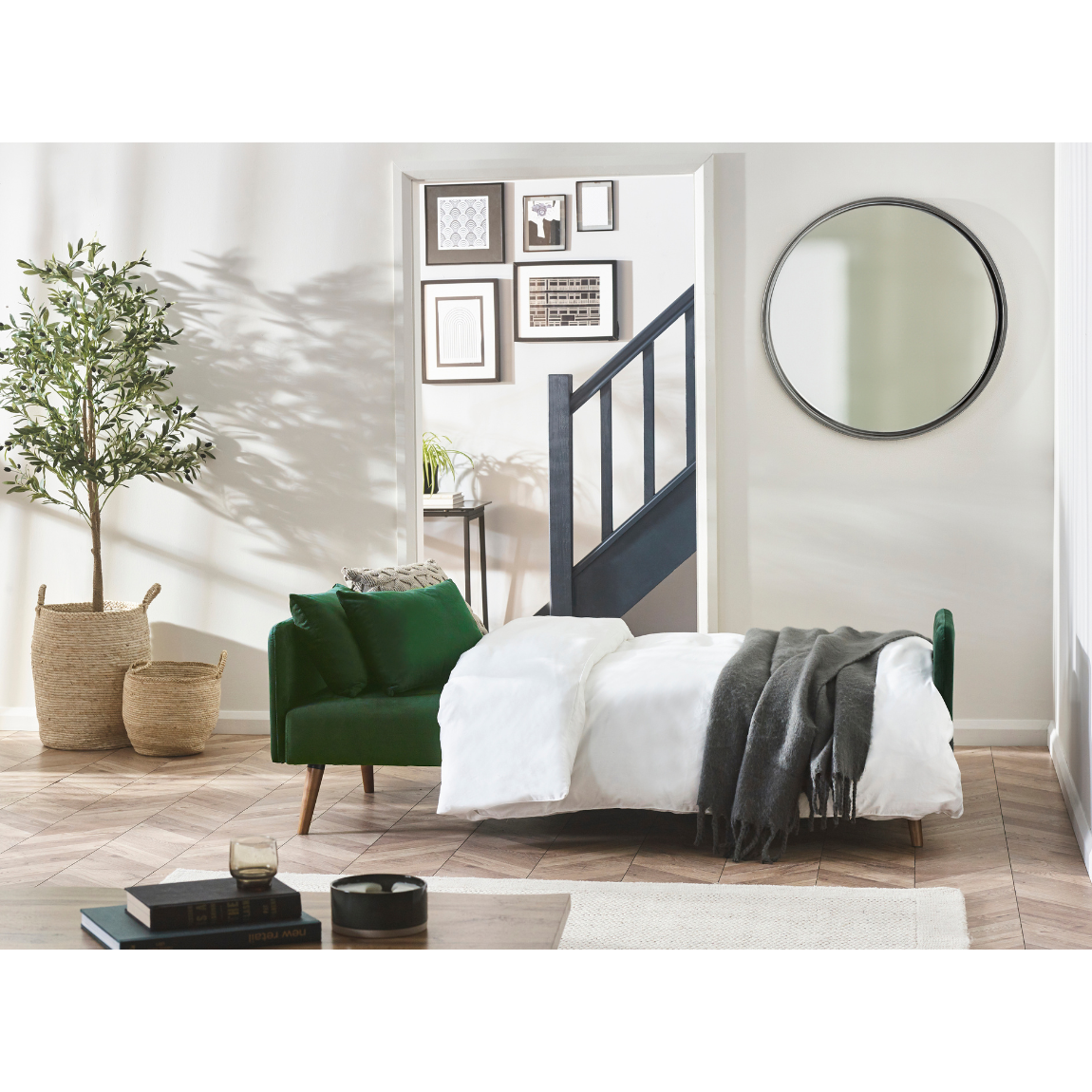 Andi Sofa Bed - Green - Living with Luxury