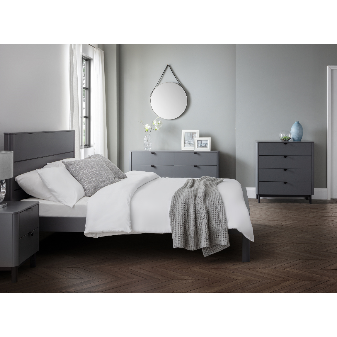 Chloe 2 Door 1 Drawer Wardrobe - Living with Luxury