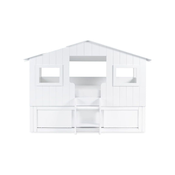 Acorn Treehouse Midsleeper & Storage Unit - White