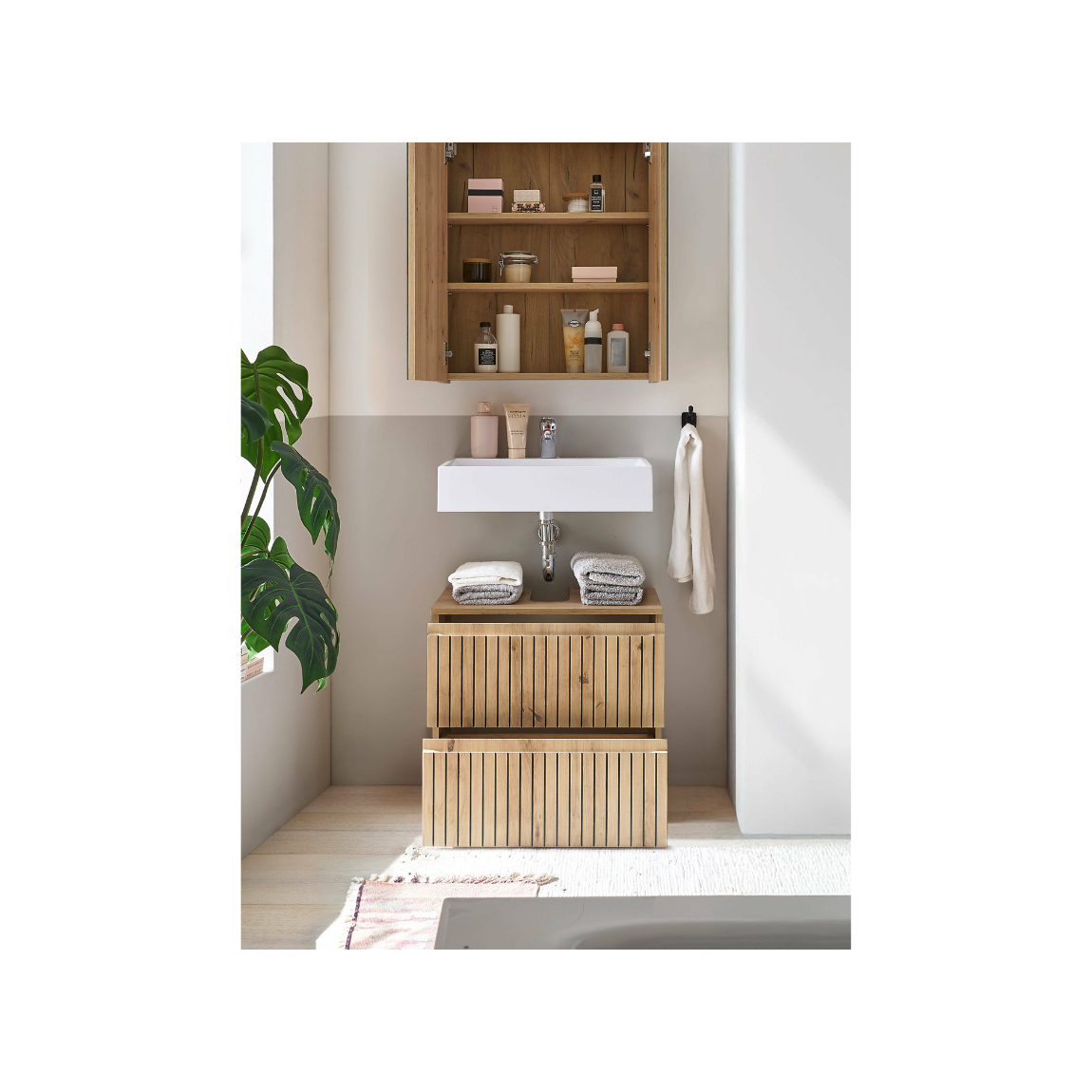 Austin 2 Drawer Under Sink Cabinet - Living with Luxury