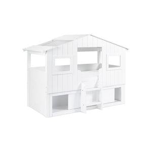 Acorn Treehouse Midsleeper & Storage Unit - White