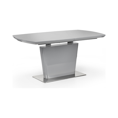 Como High Gloss Extending Table - Grey - Living with Luxury