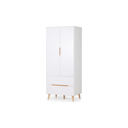 Alicia Combination Wardrobe - White - Living with Luxury