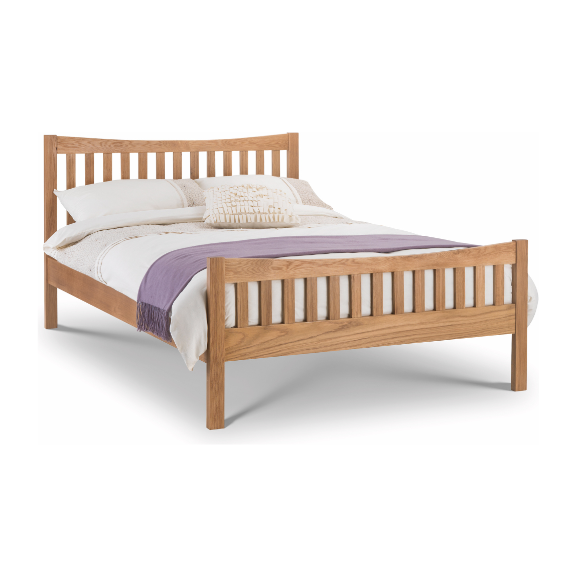 Bergamo Oak Double Bed - Living with Luxury