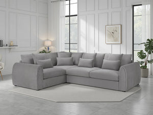 Mirabel Corner Sofa – Grey & Mocha Right & Left Hand Facing Living Room Sofa