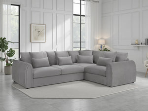 Mirabel Corner Sofa – Grey & Mocha Right & Left Hand Facing Living Room Sofa