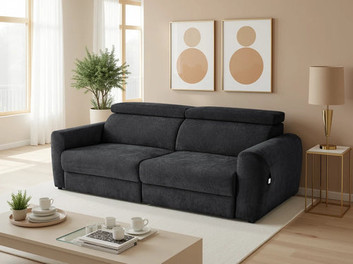 Dakota 3 Seater Electric Sofabed – Grey, Green, Black & Beige Living Room Sofa