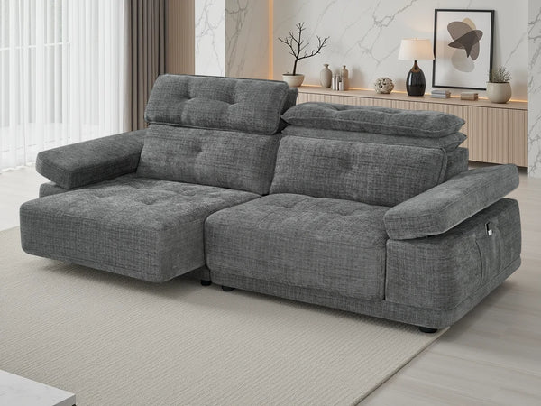 Kendal Floating Sofabed – Dark Grey & Light Grey Stylish Living Room Sofa