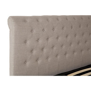 Orlando Light Grey Ottoman King Bed