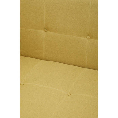 Hansa Hagen Olive Linen Corner Sofa Bed