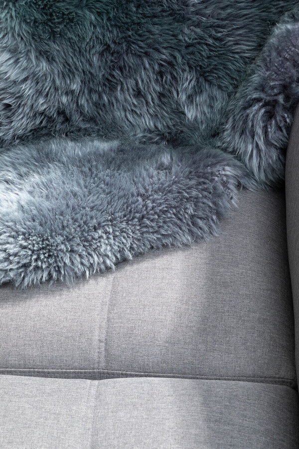 Hanover Grey Linen Corner Sofa with Adjustable Headrests – in room setting 2