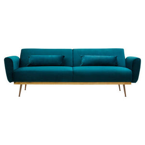 Hatton Green Velvet Sofa Bed – dimensions