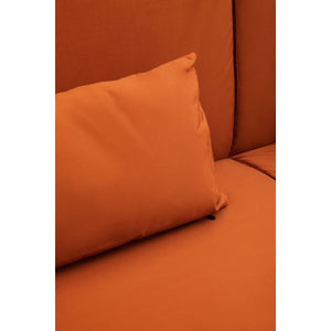 Hatton Burnt Orange Velvet Sofa Bed