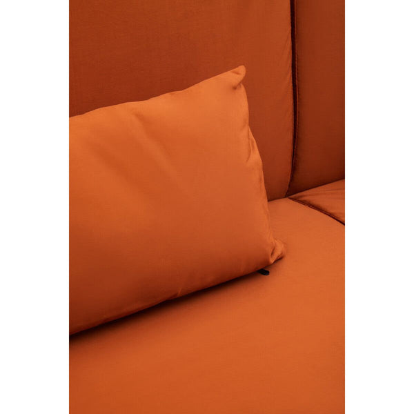 Hatton Burnt Orange Velvet Sofa Bed