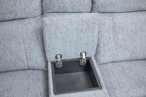 Owen Grey Large Corner Electric Recliner Sofa – Spacious Living Room Furniture