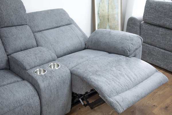 Owen Grey Large Corner Electric Recliner Sofa – Spacious Living Room Furniture