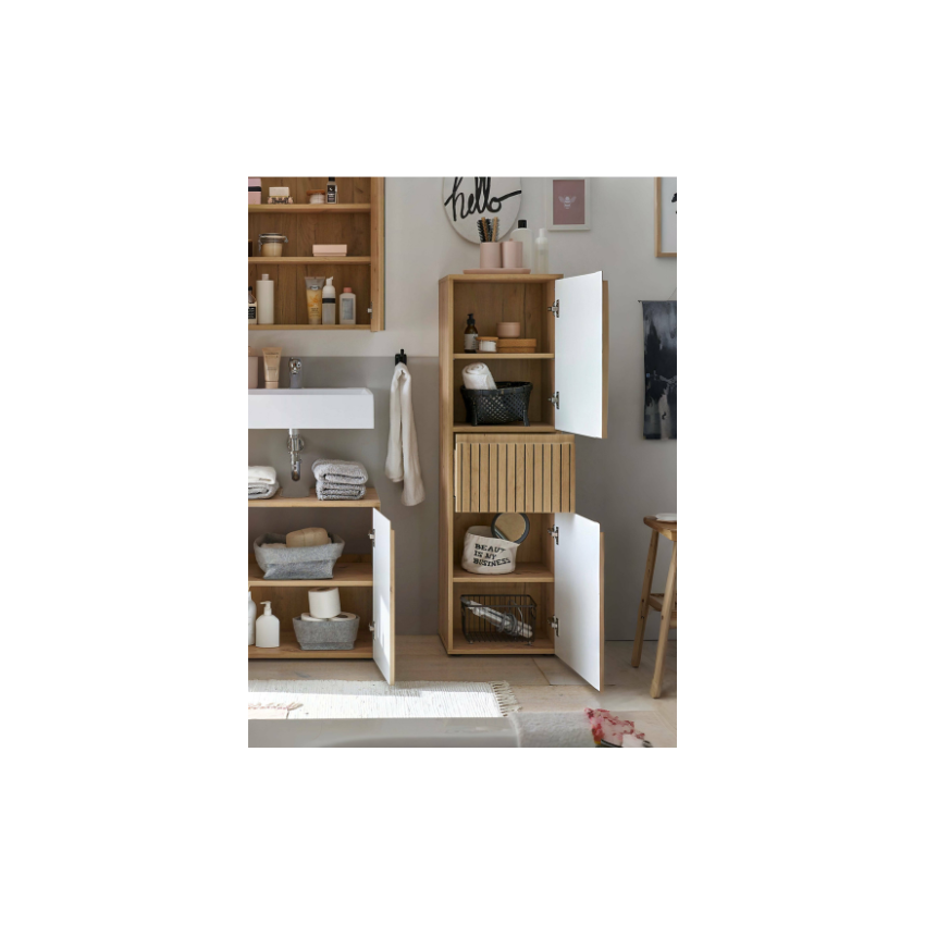 Austin 2 Door & 1 Drawer Narrow Cabinet - Living with Luxury