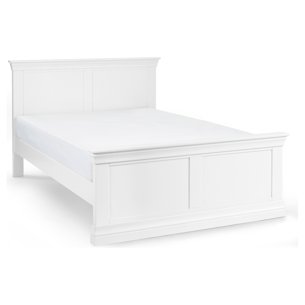 Clermont King Bed - Surf White