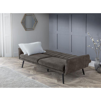 Afina Sofabed - Grey Velvet - Living with Luxury