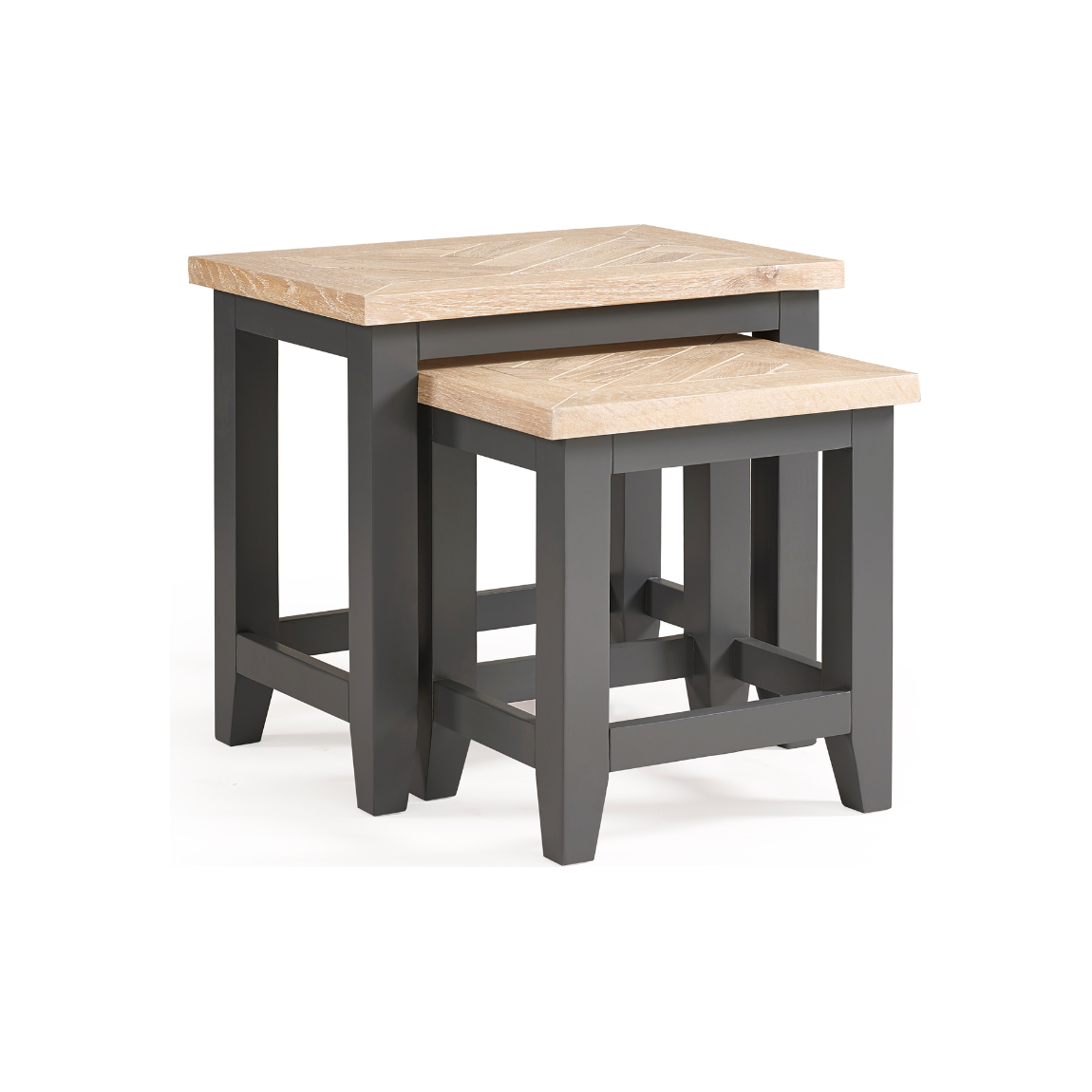 Bordeaux Nest Of Tables Dark Grey - Living with Luxury