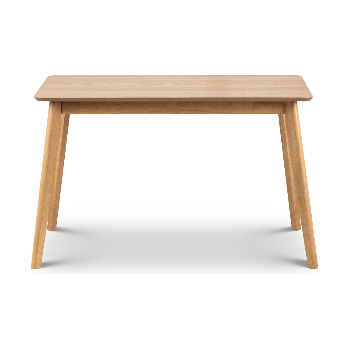 Boden Oak Veneer Rectangular Table With Tapered Legs - Living with Luxury