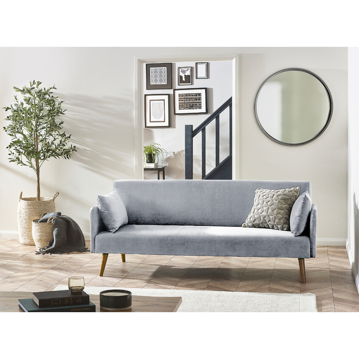 Andi Sofa Bed - Grey - Living with Luxury