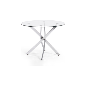 Anderson Round Glass Dining Table