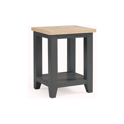 Bordeaux Lamp Table Dark Grey - Living with Luxury