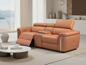 Somerville Tan 2 Seater Electric Recliner Sofa – Stylish Living Room Seating