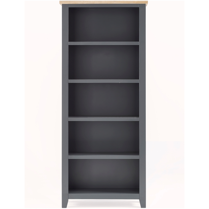 Bordeaux Tall Bookcase Dark Grey - Living with Luxury