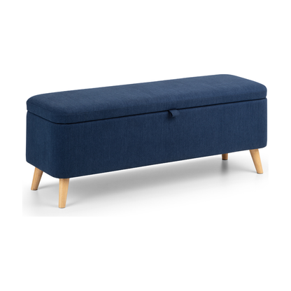 Astrid Blanket Box - Blue - Living with Luxury