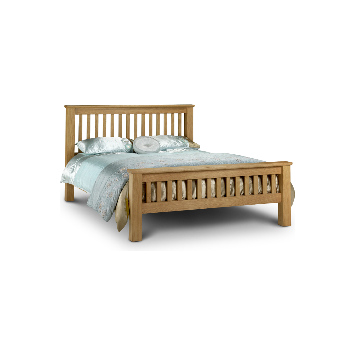 Amsterdam Oak High Footend Superking Bed - Living with Luxury