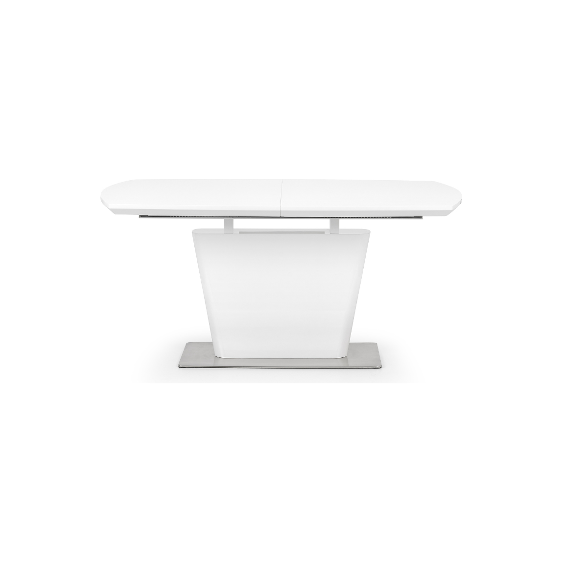Como High Gloss Extending Table - White - Living with Luxury