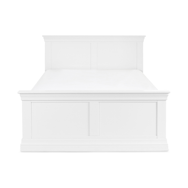 Clermont King Bed - Surf White