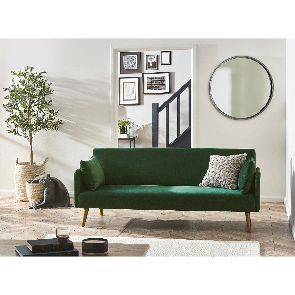 Andi Sofa Bed - Green - Living with Luxury