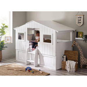 Acorn Treehouse Midsleeper & Storage Unit - White